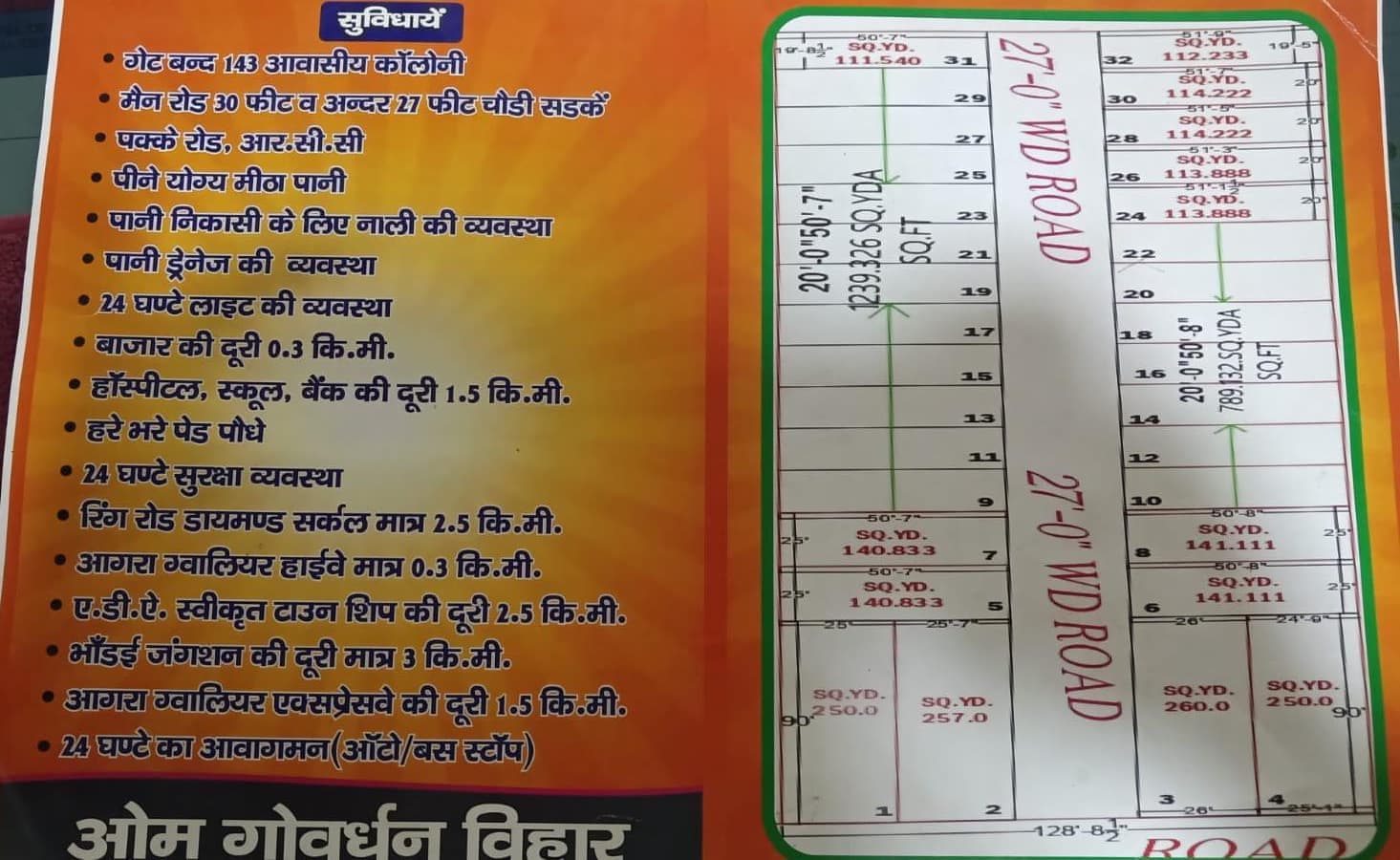 Plot, Govardhan dham photo 4